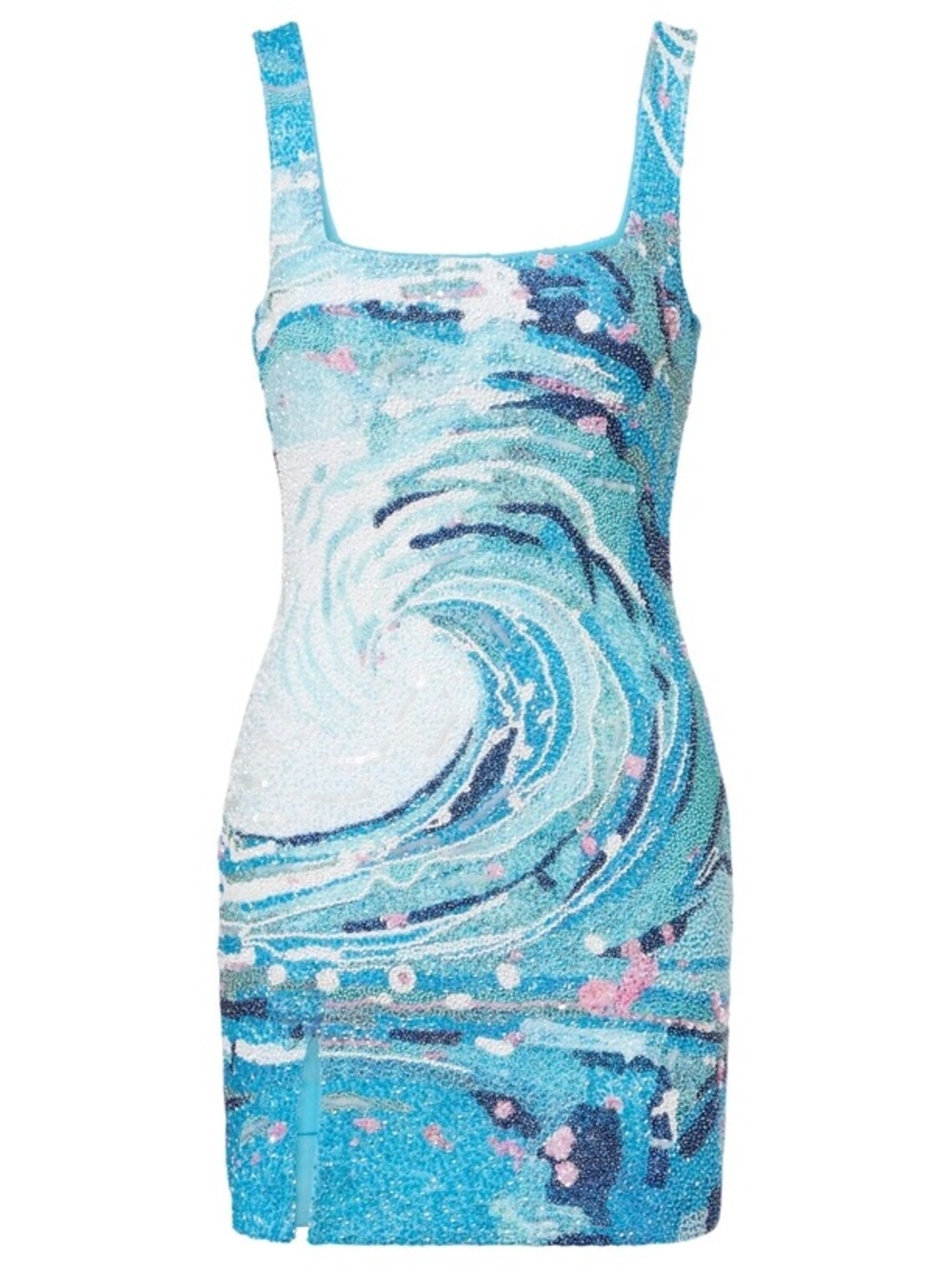 NWT Staud Le Sable beaded minidress M $995